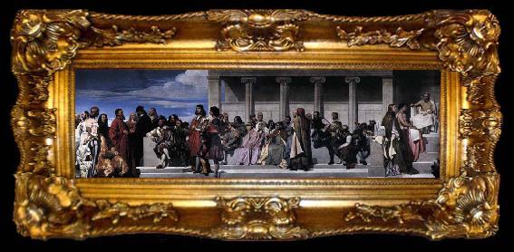 framed  Paul Delaroche Hemicycle, ta009-2